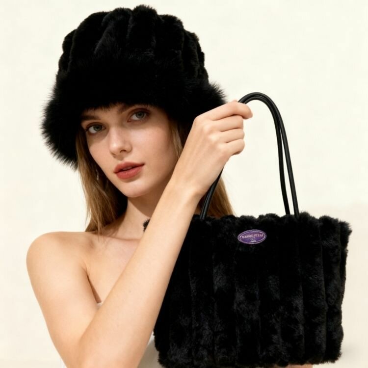 Sac fourrure tendance "Mila"