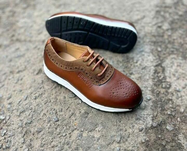 Chaussures décontractées en cuir