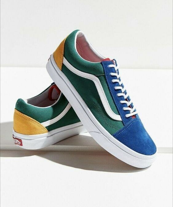 Sneakers colorés tendance