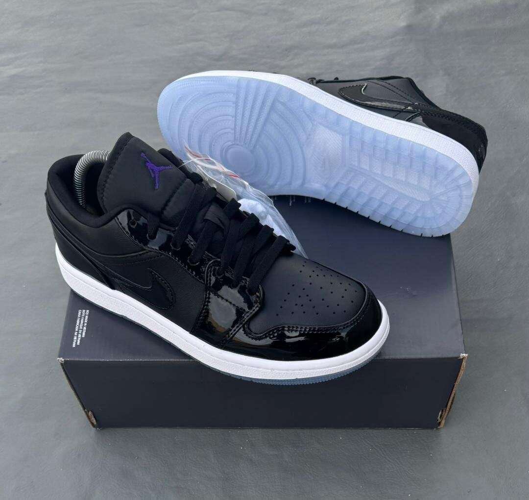 Baskets basses noires modernes