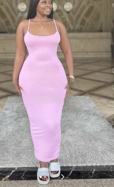 Knitted women's dress