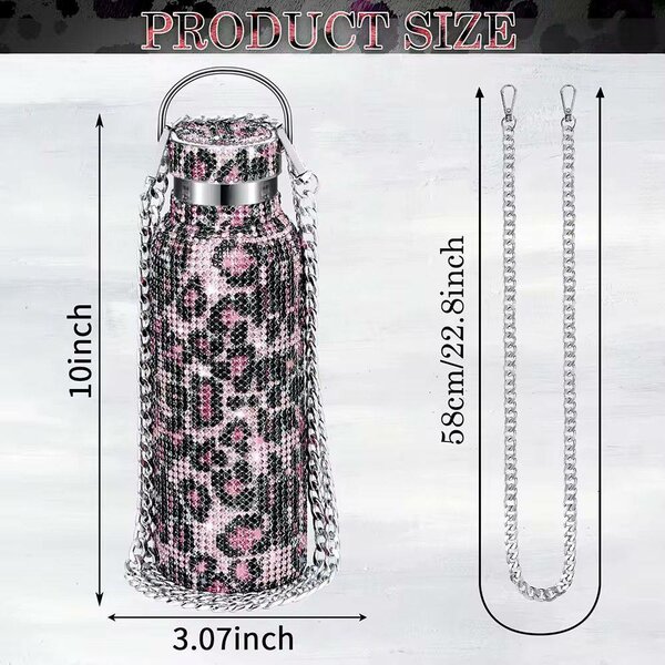 Bouteille d'Eau Rhinestone Glam