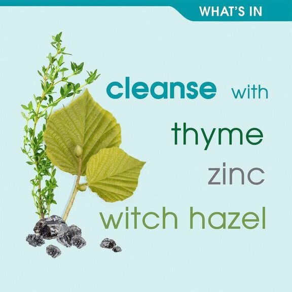 Simple purifying facial wash.