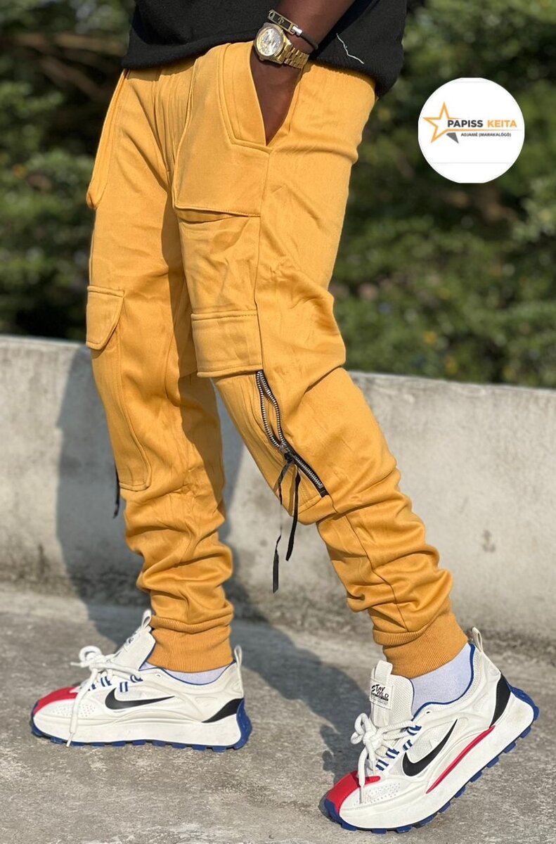 Pantalon cargo coupe moderne