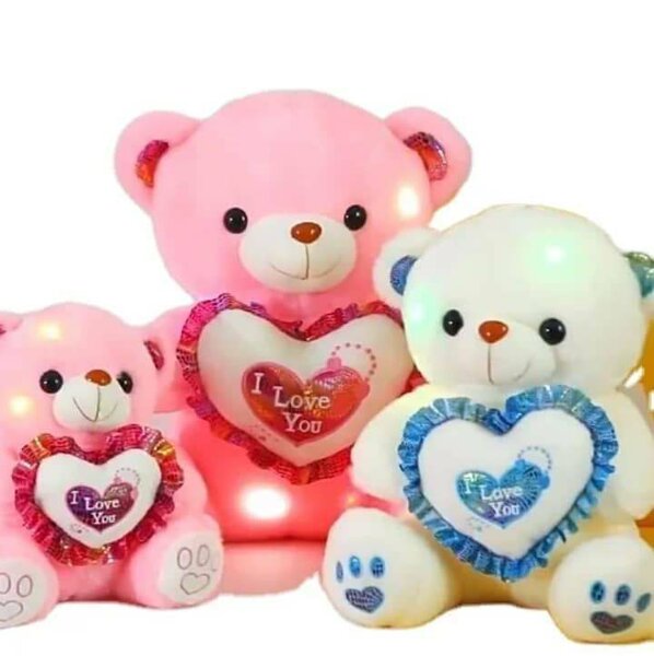 Peluche lumineux "I Love You"
