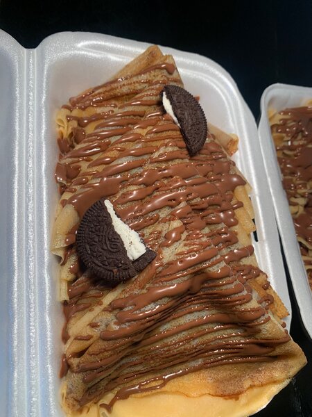 Crêpes chocolat Oreo