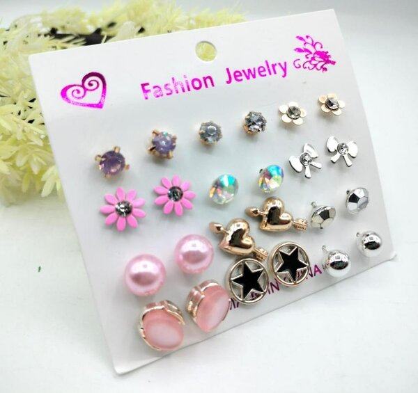 Artificial Stones Ear Studs