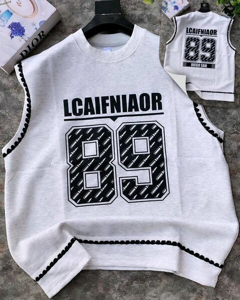 Débardeur Blanc Sportif 89