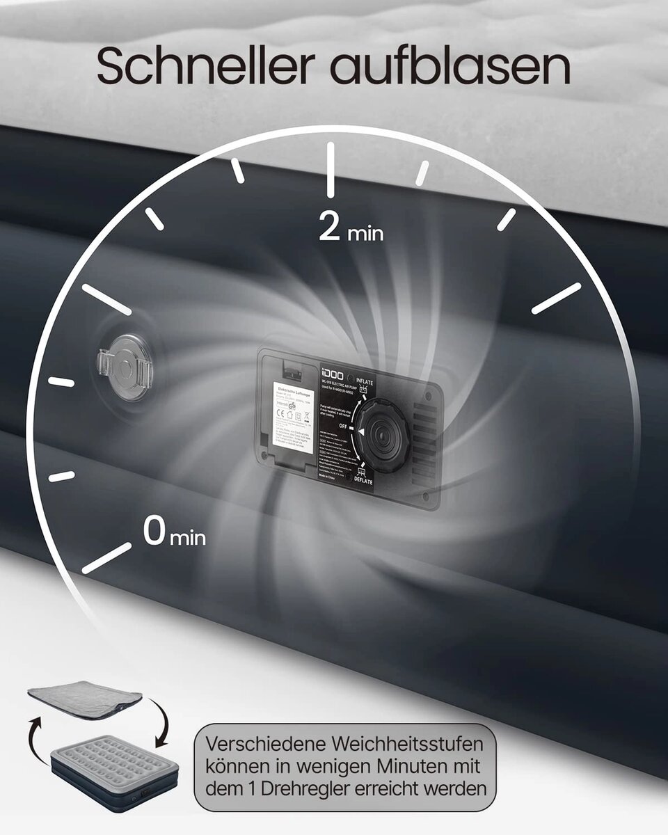 Matelas Gonflable Queen iDOO