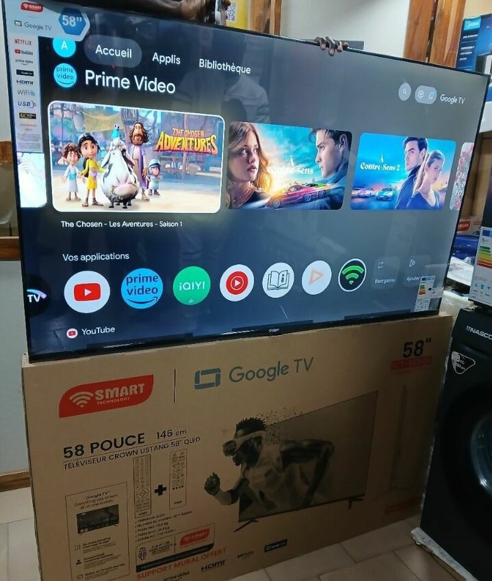 Smart TV 58 pouces 4K