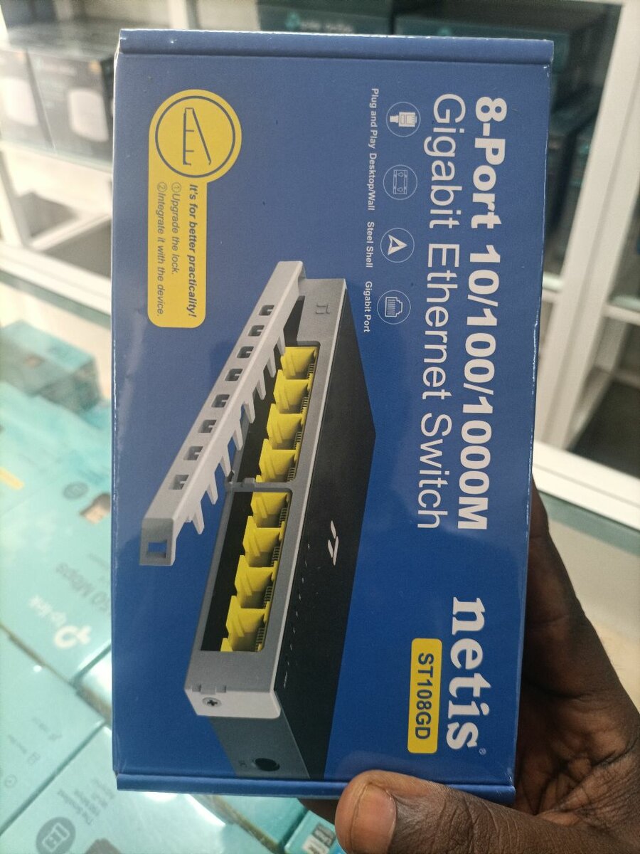 Switch Ethernet Gigabit 8-Port