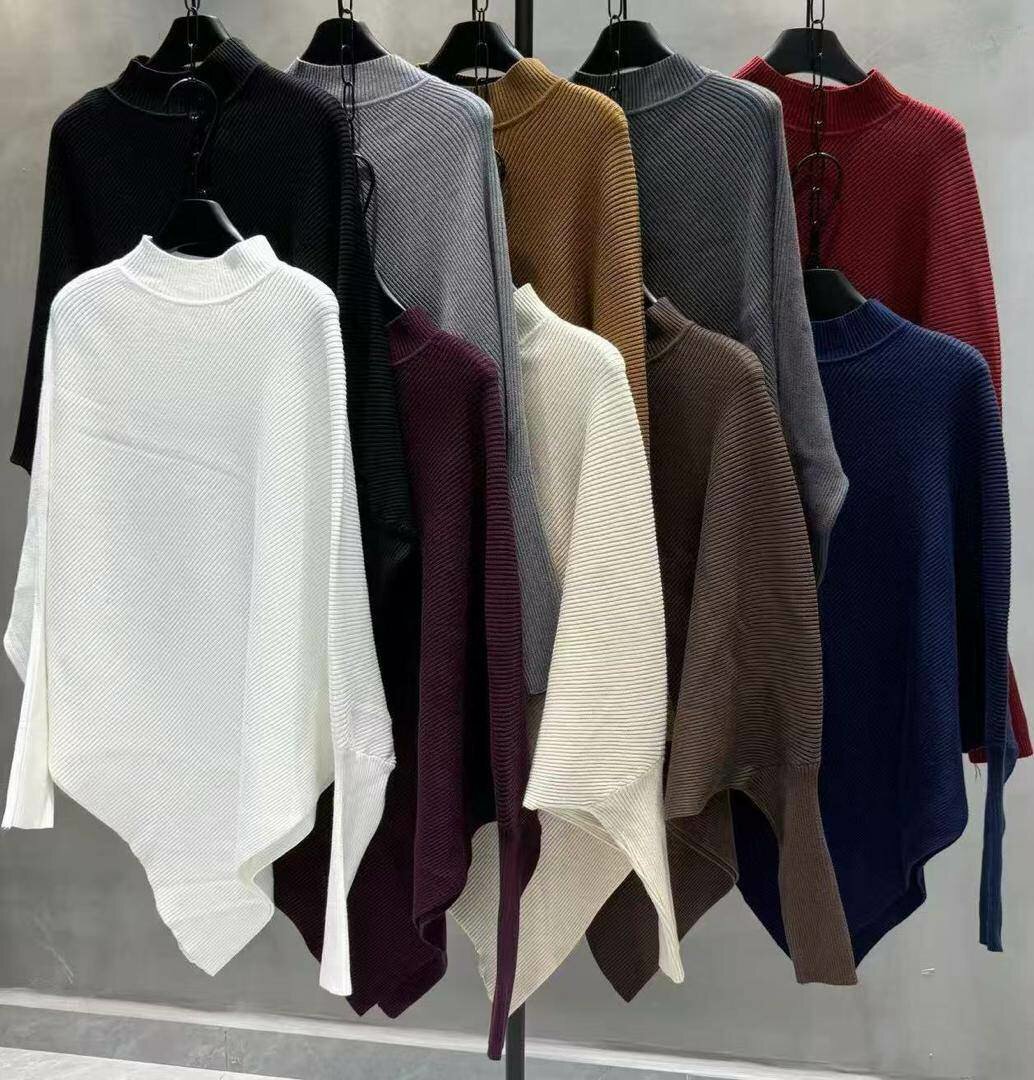 Пончо свитер