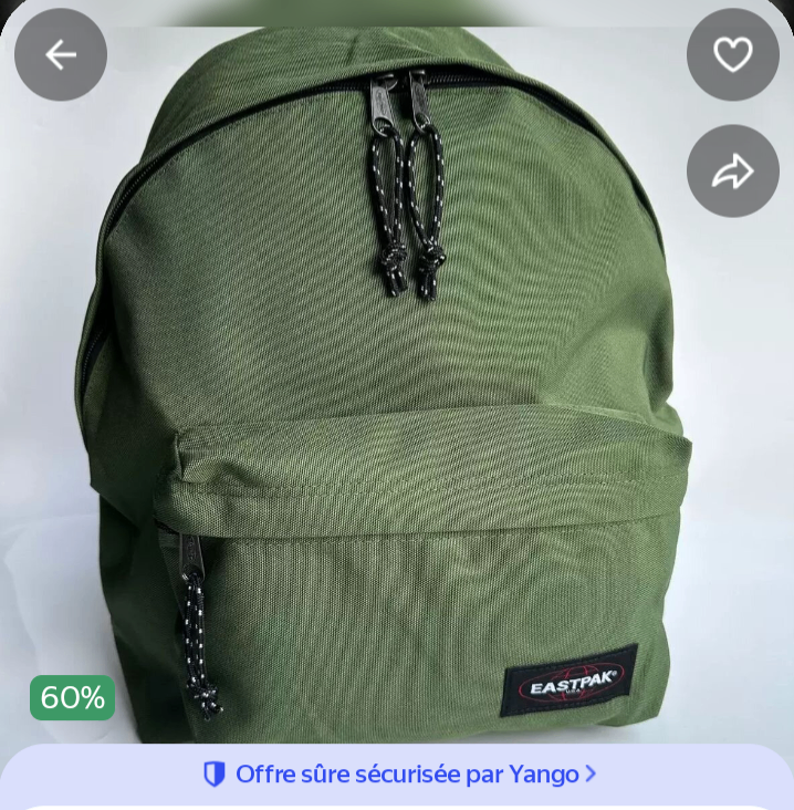 Sac à dos Eastpak vert