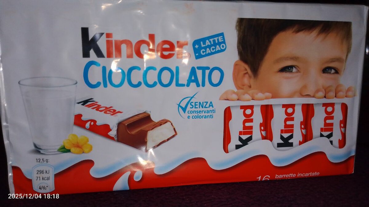 Kinder Chocolat au Lait