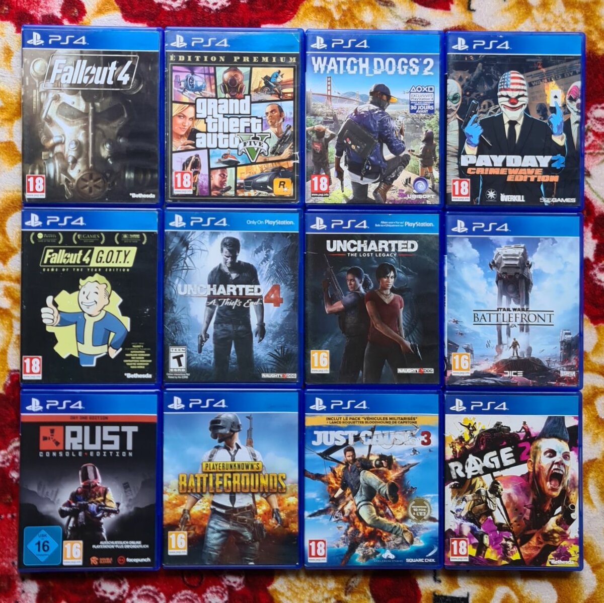 CD PS4, les CD sont propres