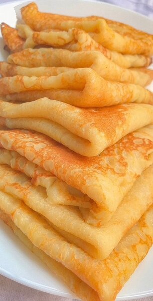 Des crêpes Natures