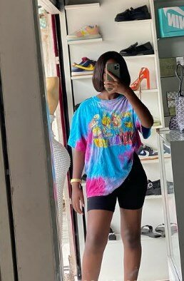 Multicolor T-shirt with print