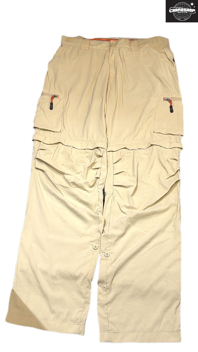 Pantalon convertible beige