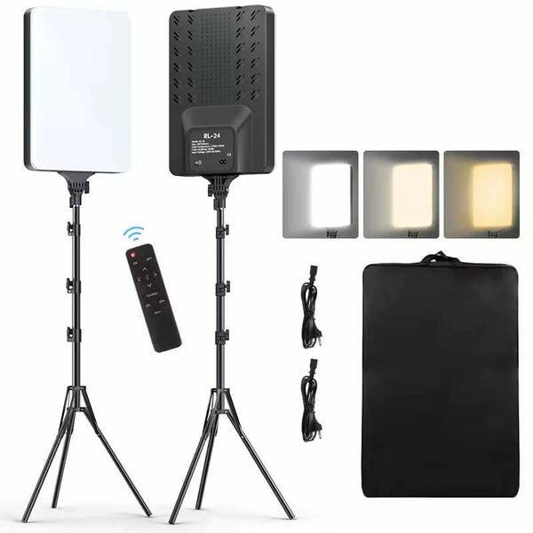 Kit de lumières LED vidéo réglables