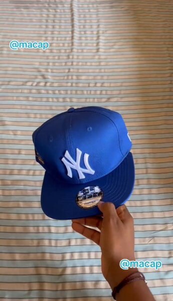 Casquette Snapback Bleue