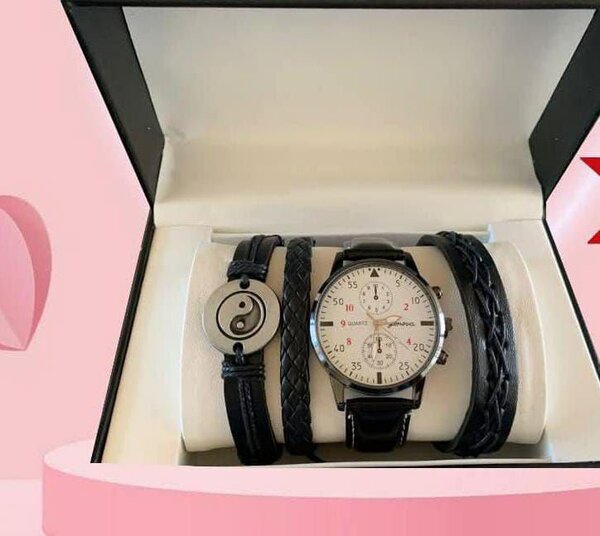 MONTRE+BRACELET HOMME COFFRET