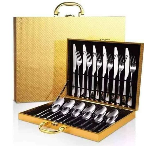 Coffret Couverts Prestige Or