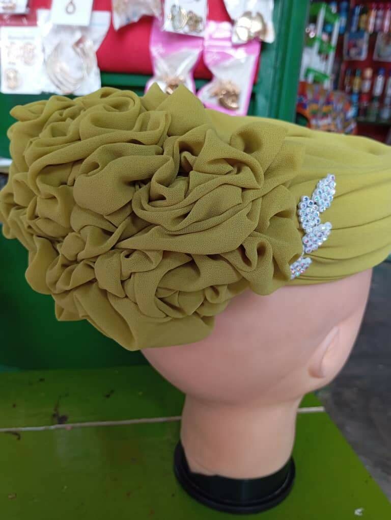 Turban en tissu chic pour femme