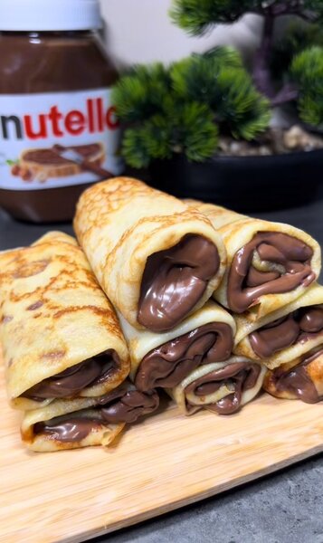 Crêpes au chocolat