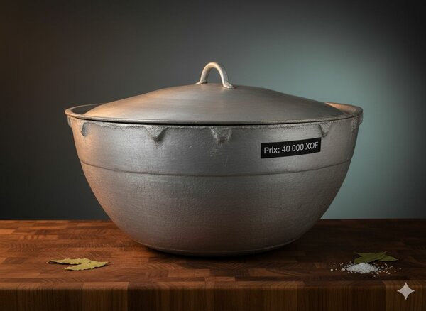 Marmite en fonte résistante