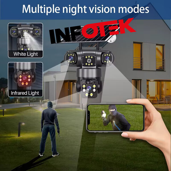 Caméra de Sécurité Solaire 4G