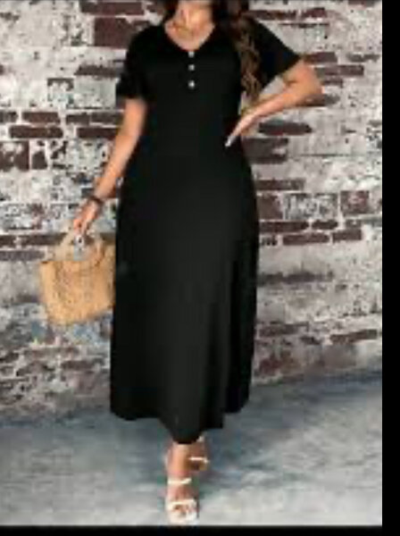 Robe Noire Élégante Femme