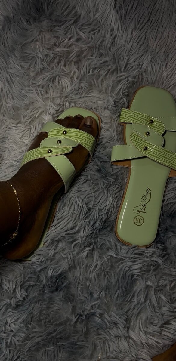 Chic Sandales en Cuir Femme