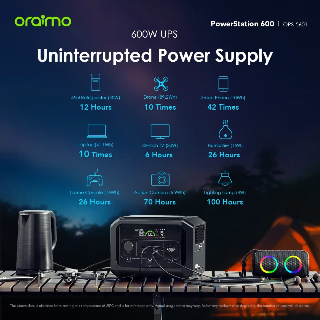 Oraimo PowerStation 600W