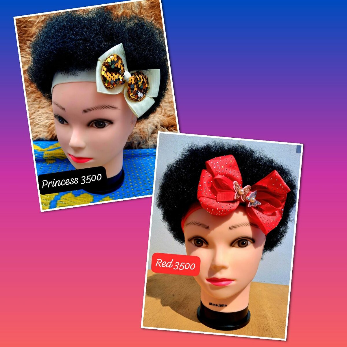 Perruques élégantes afro style