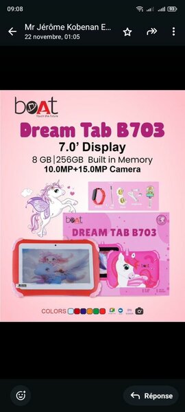 Tablette Enfant Dream Tab B703