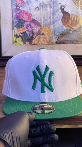 Casquette Snapback Blanc Vert