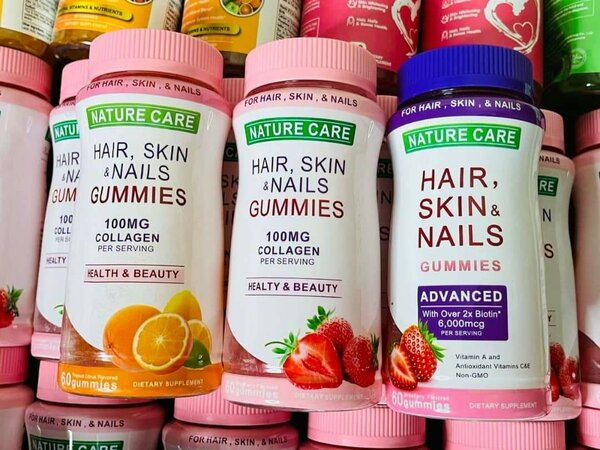 Hair skin nail gummies