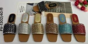 Mules en tissu pour femme