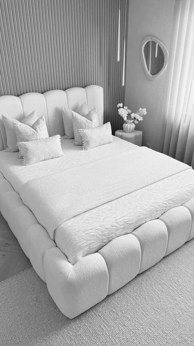 Lit rembourré moderne