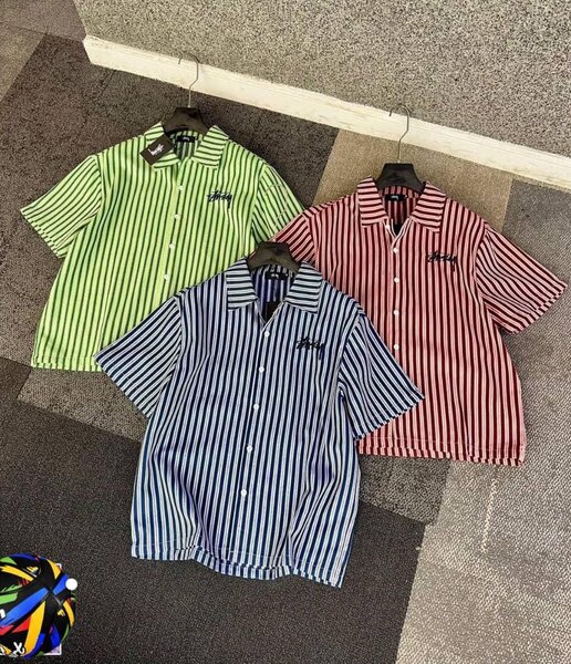 Striped Casual Button-Up Shirt