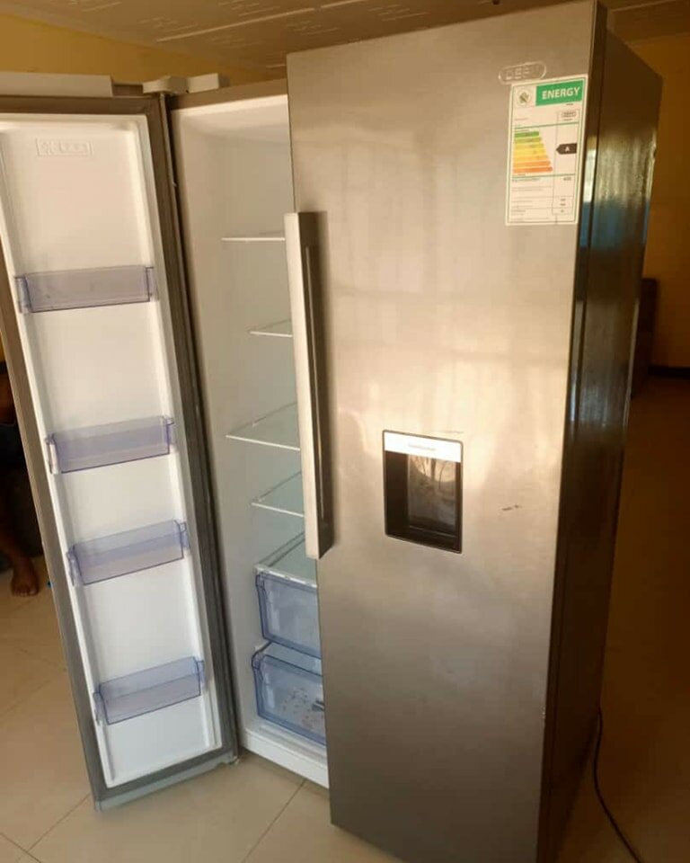 Preowned defy double door fridge 