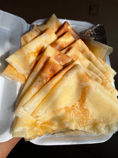 Crêpes sucrées délicieuses