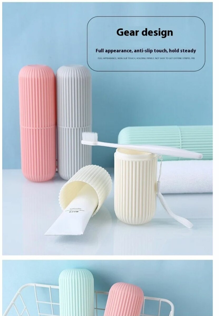 3 in 1 toothbrush and paste, cup and cutlery holder