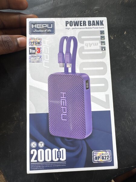 Powerbank HEPU 20000mAh Violet