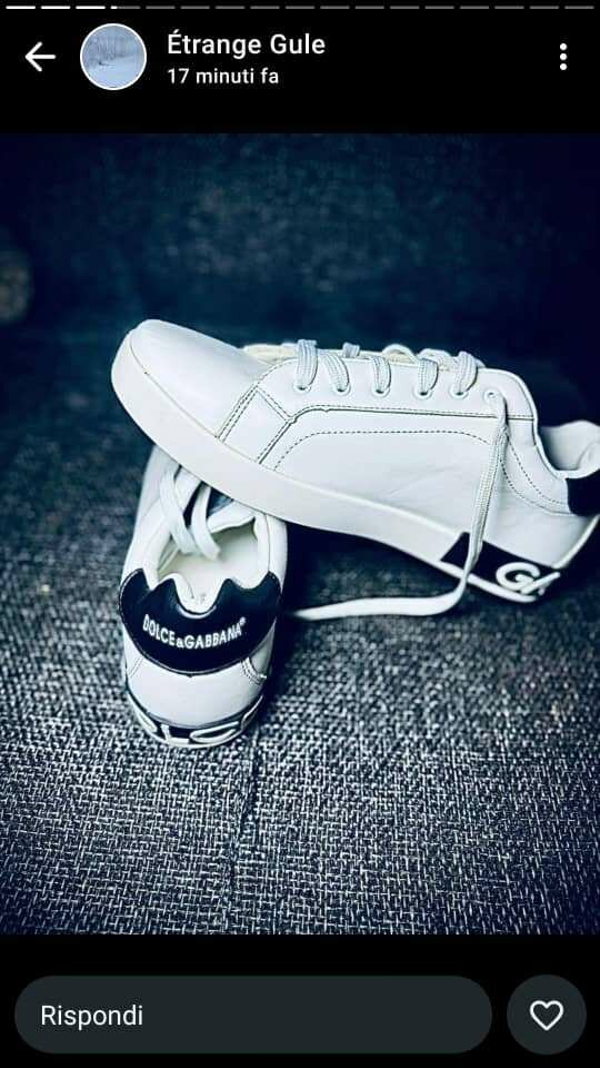 Baskets blanches Dolce&Gabbana