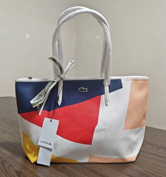 Sac cabas Lacoste coloré