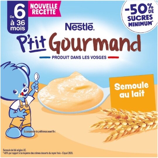 Nestlé P'tit Gourmand Semoule