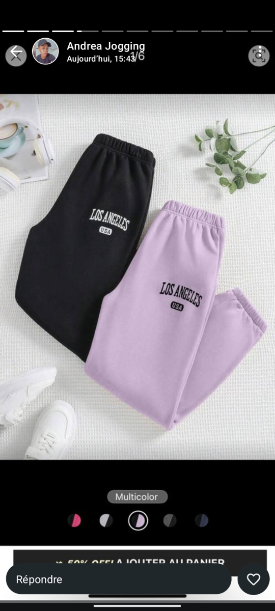 Jogging pour homme et femme