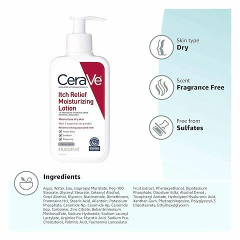 Cerave Itch Relief Moisturising lotion
