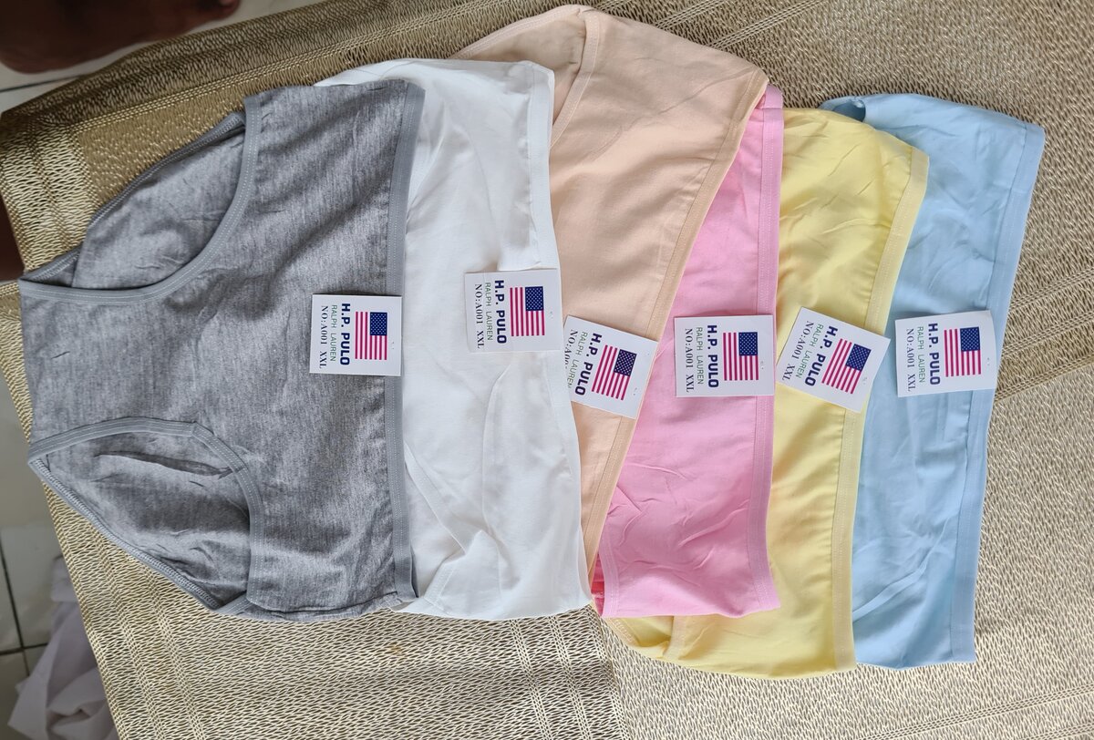 12 slips multicolores 10-18ans